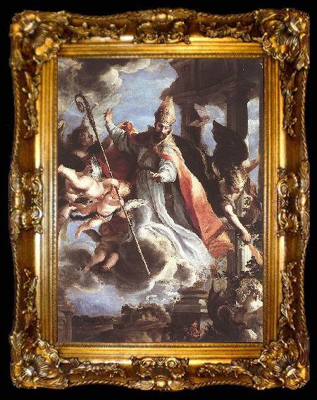framed  COELLO, Claudio The Triumph of St Augustine df, ta009-2